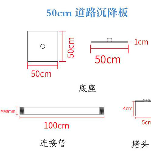 长沙沉降板规格型号如何选择?